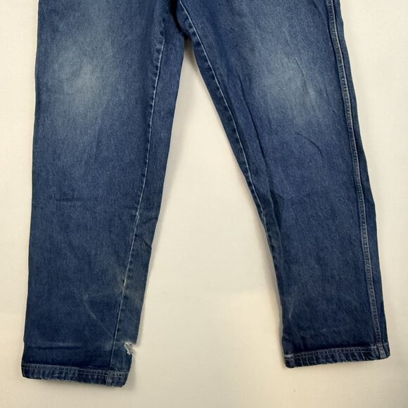 Vintage 90's Fubu Jeans Men's 34x34 Cargo Deep Pocket Relaxed Fit Faded Denim - Picture 13 of 16